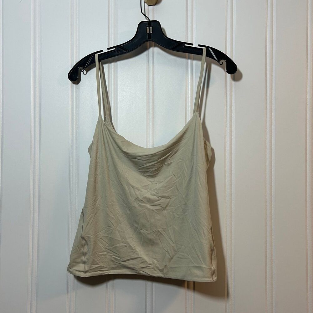 Lululemon Wundermost Ultra-Soft Nulu Spaghetti-Strap Cami Tank Top Riverstone XL